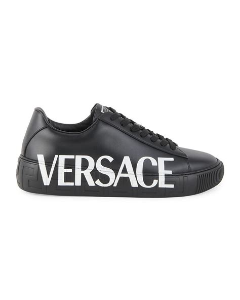 versace la greca shoes|Versace greca sneakers men's.